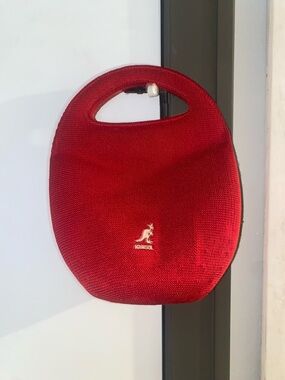 Kangol Crimson Oval Handle Mini Tote